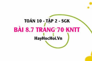 Bài 8.7 trang 70 Toán 10 tập 2 Kết nối tri thức: Lập số tự nhiên có 3 chữ số khác nhau